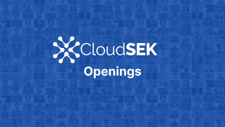 CloudSEK Careers